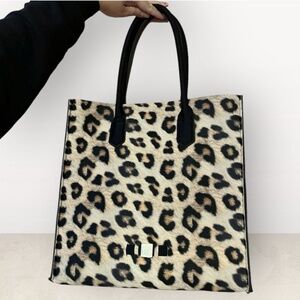 Save My Bag Leopard Print Neoprene Tote